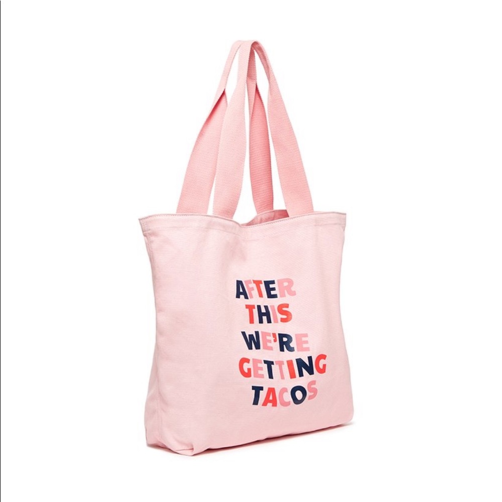BIG CANVAS TOTE - AFTER THIS WE'RE GETTING TACOS - Picture 2 of 3